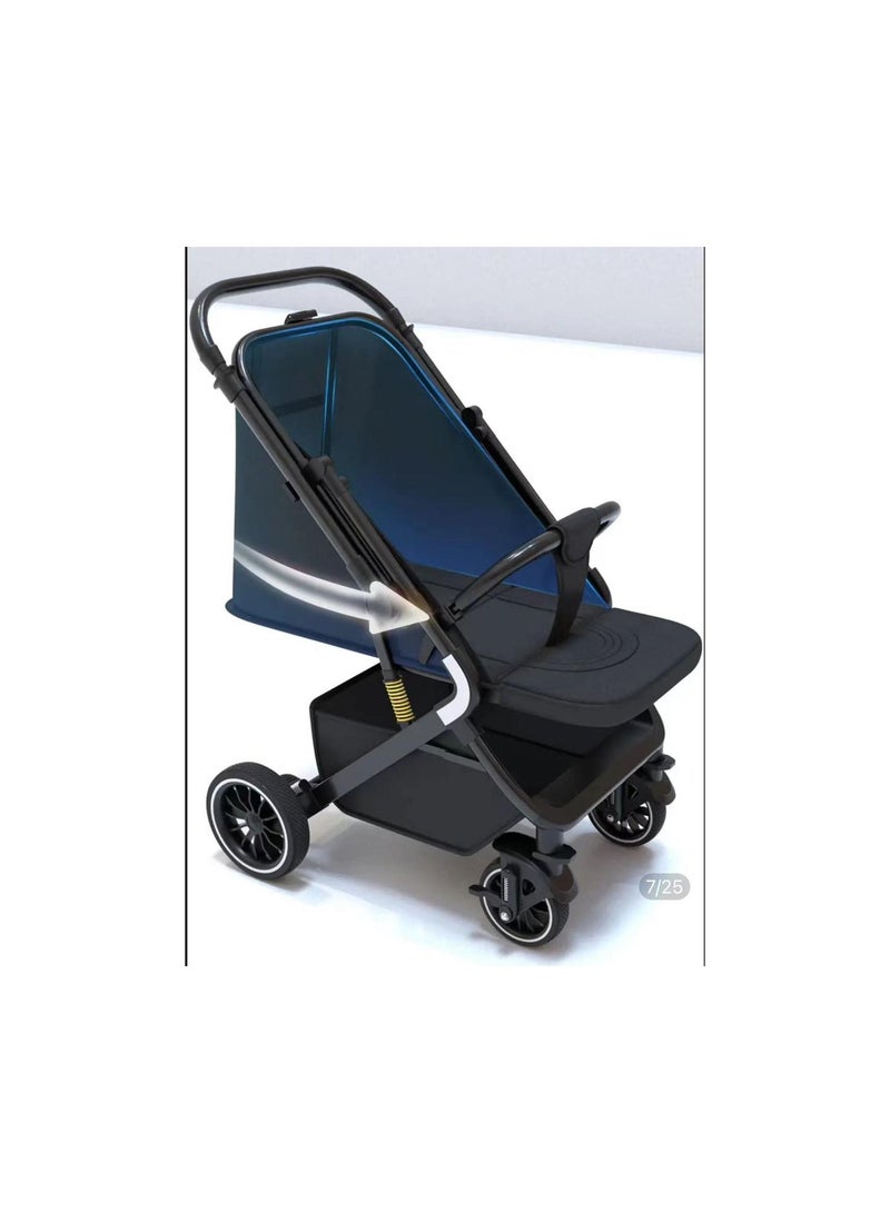 umbrella عربة أطفال فليب آرم x7 عالية الجودة - رمادي - Image 5