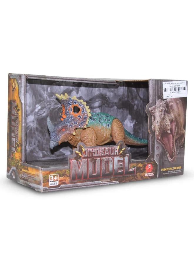 Dinosaur Model – Triceratops Figurine (Light & Sound) - Image 1