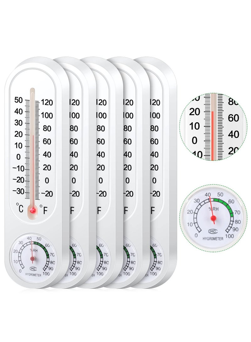 SYOSI Indoor Outdoor Thermometer, Wireless Temperature, Humidity Gauge Monitor Room Thermometer, Wall Thermometer for Home - Image 1