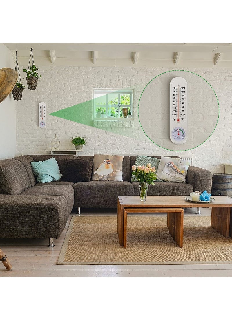 SYOSI Indoor Outdoor Thermometer, Wireless Temperature, Humidity Gauge Monitor Room Thermometer, Wall Thermometer for Home - Image 4