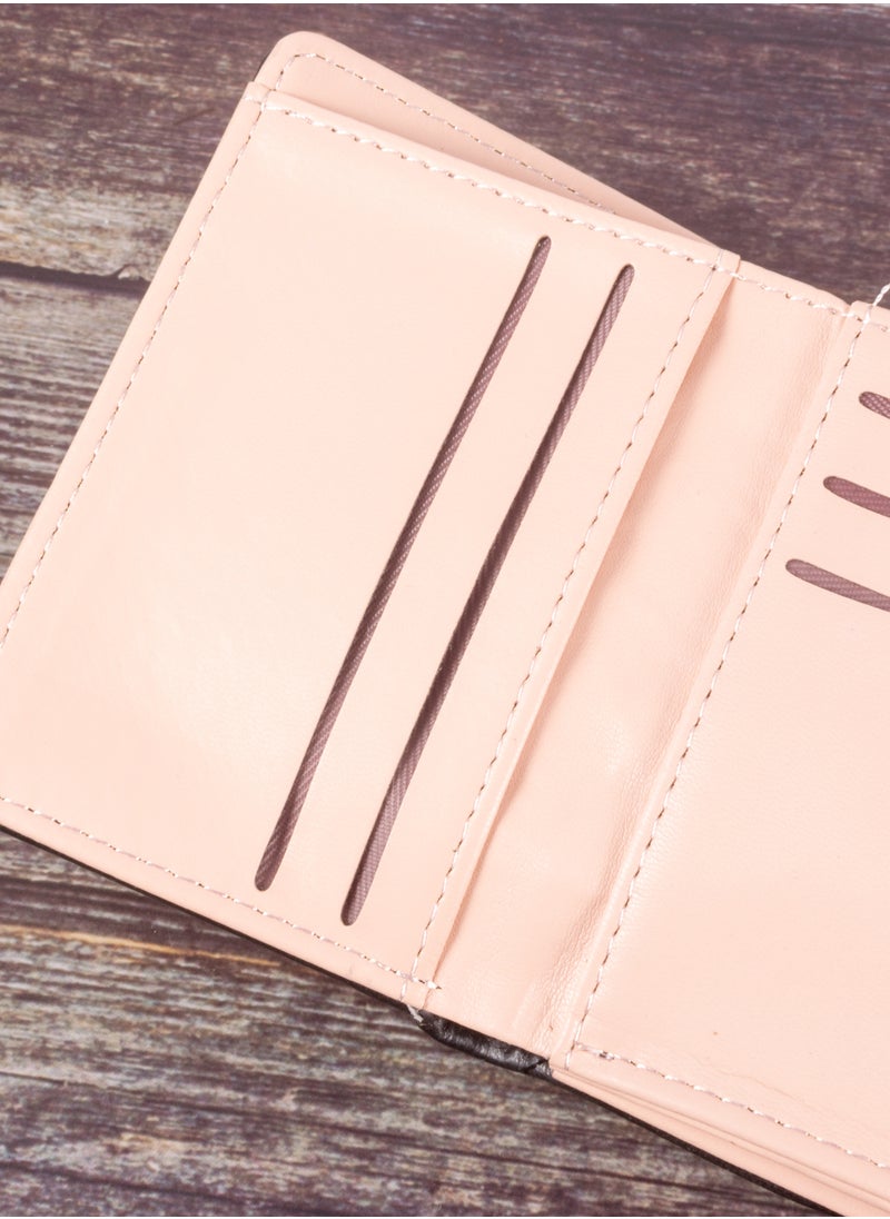 The Black Pearl Accessories - Leather Flip Wallet & Card Holder with 9 Pockets and External Pocket Blue - Rabbit - Image 1