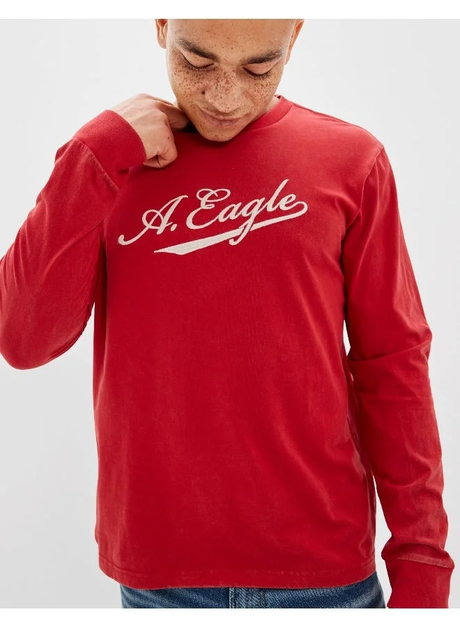 AE Super Soft Long-Sleeve Graphic T-Shirt