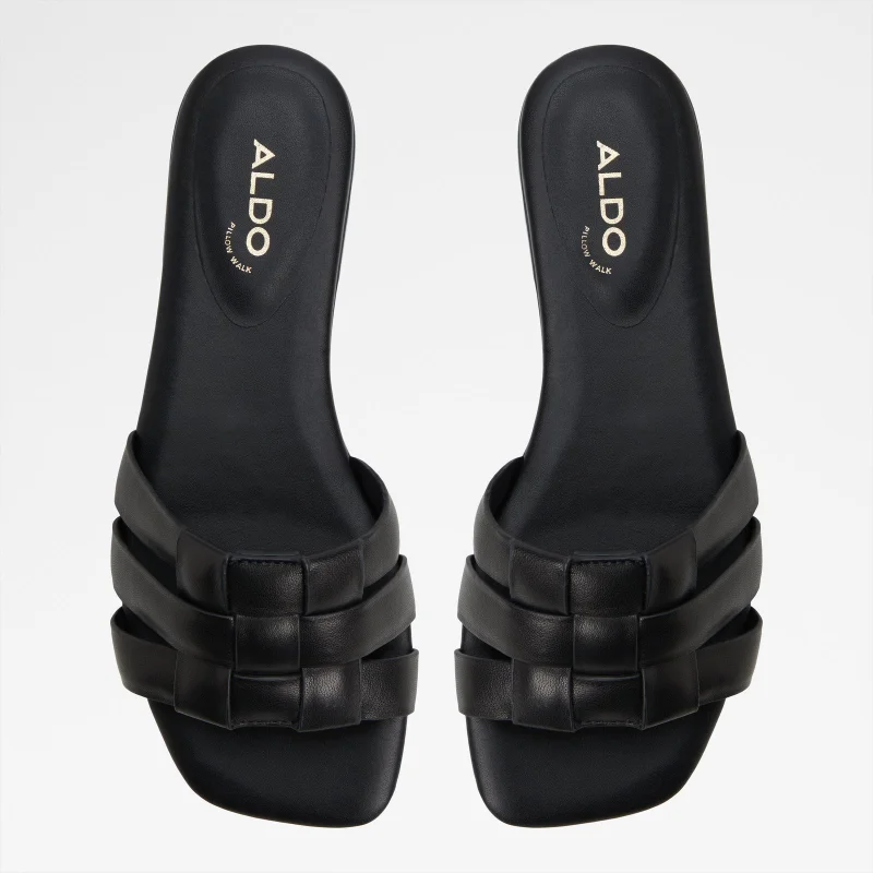 ALDO  GOTOSANDAL Textured Flat Sandals for Women | Best Price UAE