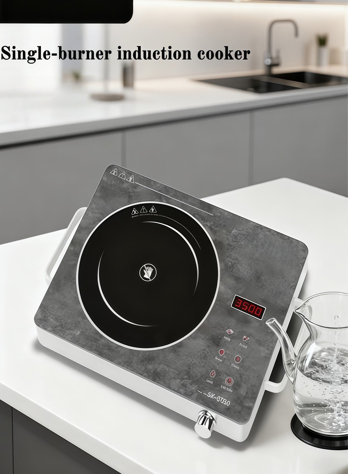 Led Kitchen Hob Generic Digital Infrared Cooker- Single Cooking Hob with Ceramic ...