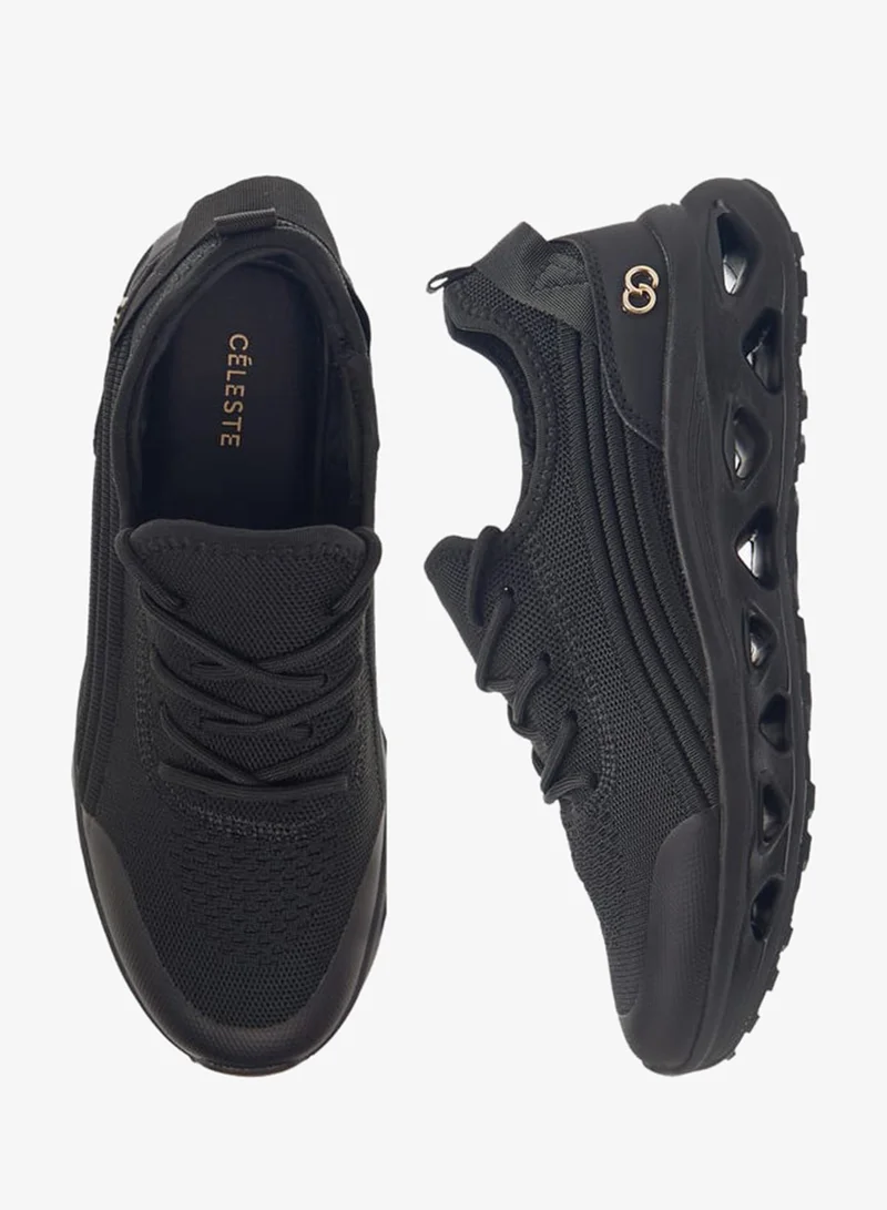 سيليست سنيكرز نسائي شبكي بنقشة دانتيل