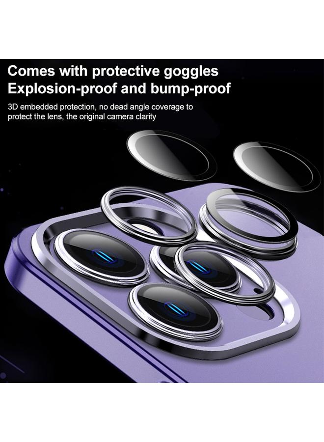 Zaboon Case For iPhone 13 Pro Frosted Metal Material Phone Case with Lens Protection - Image 5