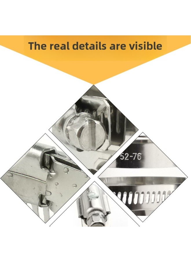 Generic Stainless Steel Pipe Hoop American Hoop Clamp Pipe Clamp Strong Pipe Hoop Pipe Clamp Pipe Bracket Buckle Direct Sales-Specifications And Models:316*21-38  - Image 4