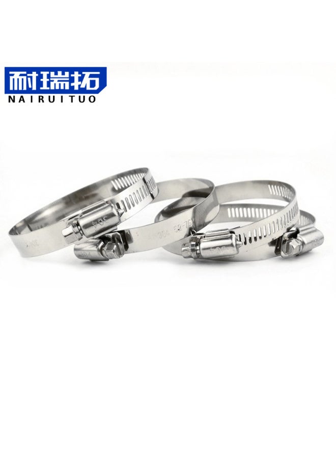Generic Stainless Steel Pipe Hoop American Hoop Clamp Pipe Clamp Strong Pipe Hoop Pipe Clamp Pipe Bracket Buckle Direct Sales-Specifications And Models:316*21-38  - Image 3