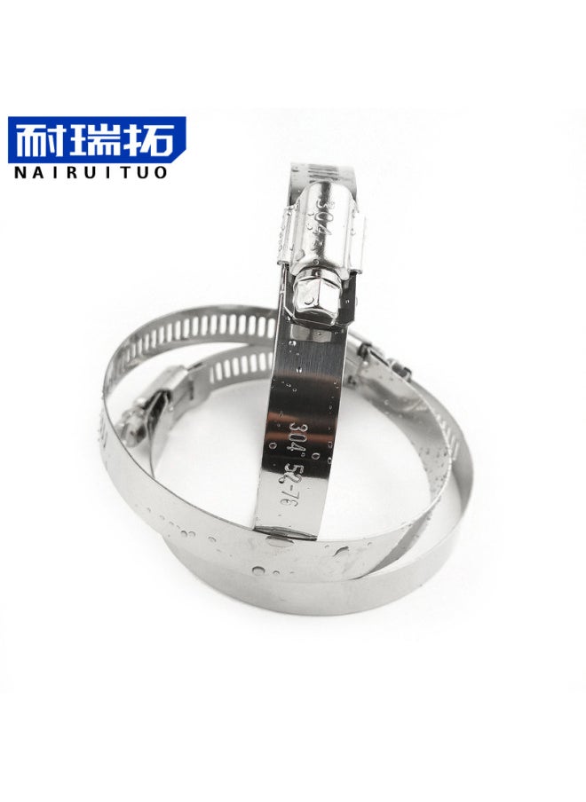 Generic Stainless Steel Pipe Hoop American Hoop Clamp Pipe Clamp Strong Pipe Hoop Pipe Clamp Pipe Bracket Buckle Direct Sales-Specifications And Models:316*21-38  - Image 2
