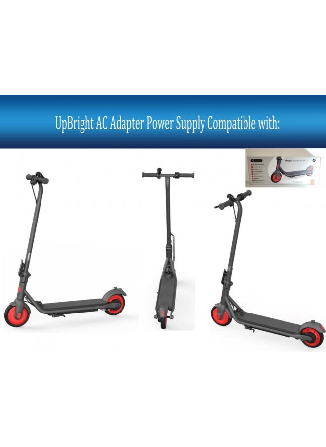 UPBRIGHT - UpBright 25.2V AC/DC Adapter Compatible with Segway Ninebot Zing C8 C10 C20 E8 E10 E12 C Z Series ZINGC8 ZINGC10 ZINGC20 082-07-0012 21.6V Li-ion Battery eKickScooter Electric Scooter 24.2V Power - Image 1
