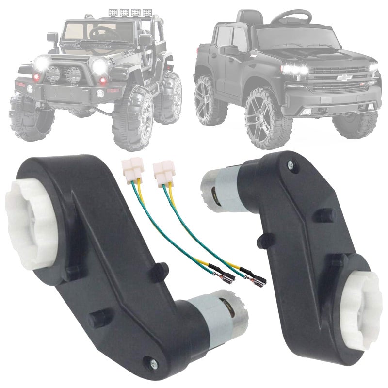 weelye 2Pcs 12V 40000RPM High Speed RS550 Drive Motor GearboxReplacement for Children s Riding Jeep SUV Car Electric VehiclesAperture 12cm - Image 2