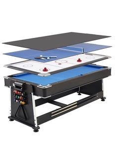 Generic Multi Game Table 3in1  with Billiards Table Tennis Table7ft  - Image 1