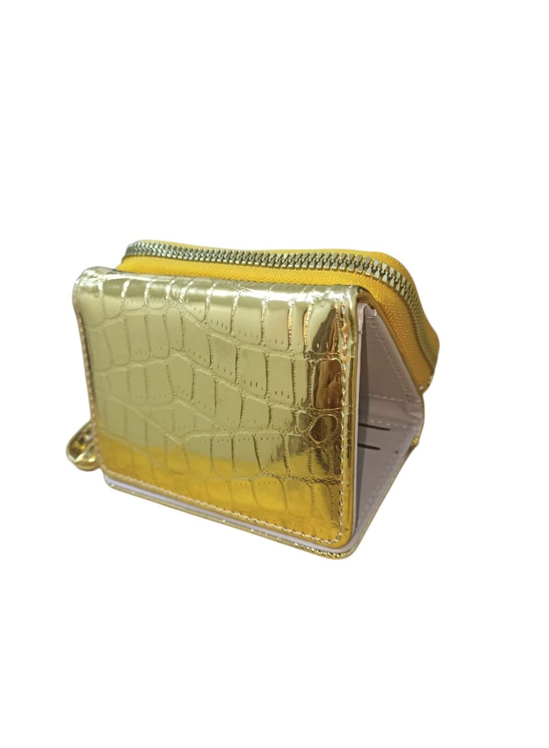 Women's Small Wallet with Zipper – Stylish Cash & Card Holder with Multiple Card Slots for Daily Use - Image 3