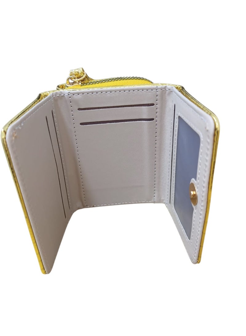Women's Small Wallet with Zipper – Stylish Cash & Card Holder with Multiple Card Slots for Daily Use - Image 5