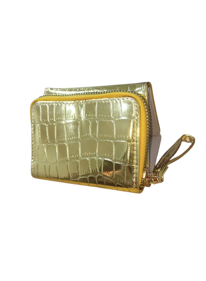 Women's Small Wallet with Zipper – Stylish Cash & Card Holder with Multiple Card Slots for Daily Use - Image 4