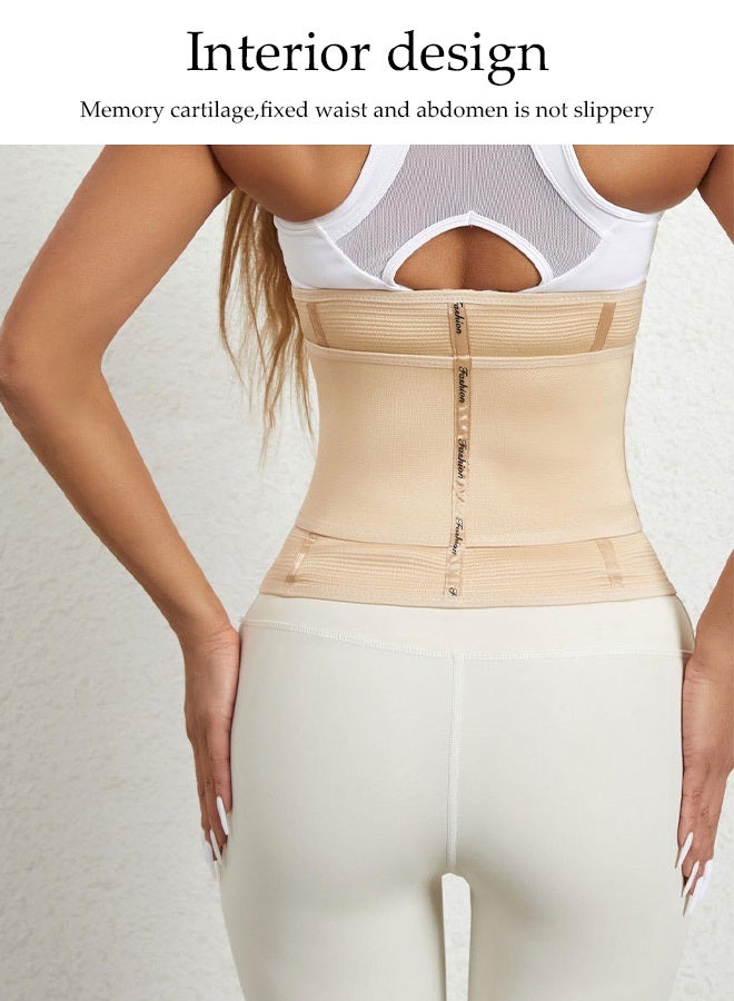 DUNISO حزام تدريب الخصر للنساء، حزام دعم الخصر الرياضي القابل للتعديل، حزام بطن مريح وقابل للتنفس لتنسيق الجسم للنساء، يستخدم للتنحيف، والتشكيل، وإصلاح ما بعد الولادة، XL - Image 5