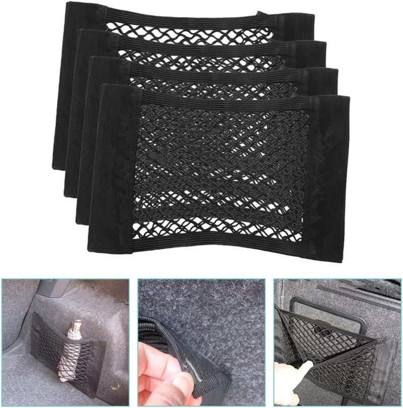 General purpose design 4pcs Double-Layer Car Truck Cargo Nets Cargo Organizers Storage Nets Car Nets Stable domestic stock Intra-city fast distribution Market popular practical build Newly stocked local goods Integrated practical design Market mainstream color picks Home & light industrial compatible Dust tight seal Classic design alternatives Multi-use detailed build Solid anti-deform Stackable design Major city pickup option KSA standard compatible design Reliable local delivery service Organized shipment arrange Practical versatile construction All preference matching build Diverse application fit Trendy natural tone options Global sizing options Transparent body Slow wear optimized quality Working day delivery service - Image 4