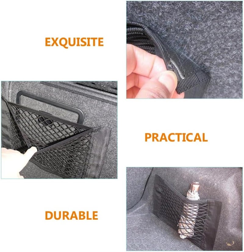 General purpose design 4pcs Double-Layer Car Truck Cargo Nets Cargo Organizers Storage Nets Car Nets Stable domestic stock Intra-city fast distribution Market popular practical build Newly stocked local goods Integrated practical design Market mainstream color picks Home & light industrial compatible Dust tight seal Classic design alternatives Multi-use detailed build Solid anti-deform Stackable design Major city pickup option KSA standard compatible design Reliable local delivery service Organized shipment arrange Practical versatile construction All preference matching build Diverse application fit Trendy natural tone options Global sizing options Transparent body Slow wear optimized quality Working day delivery service - Image 2