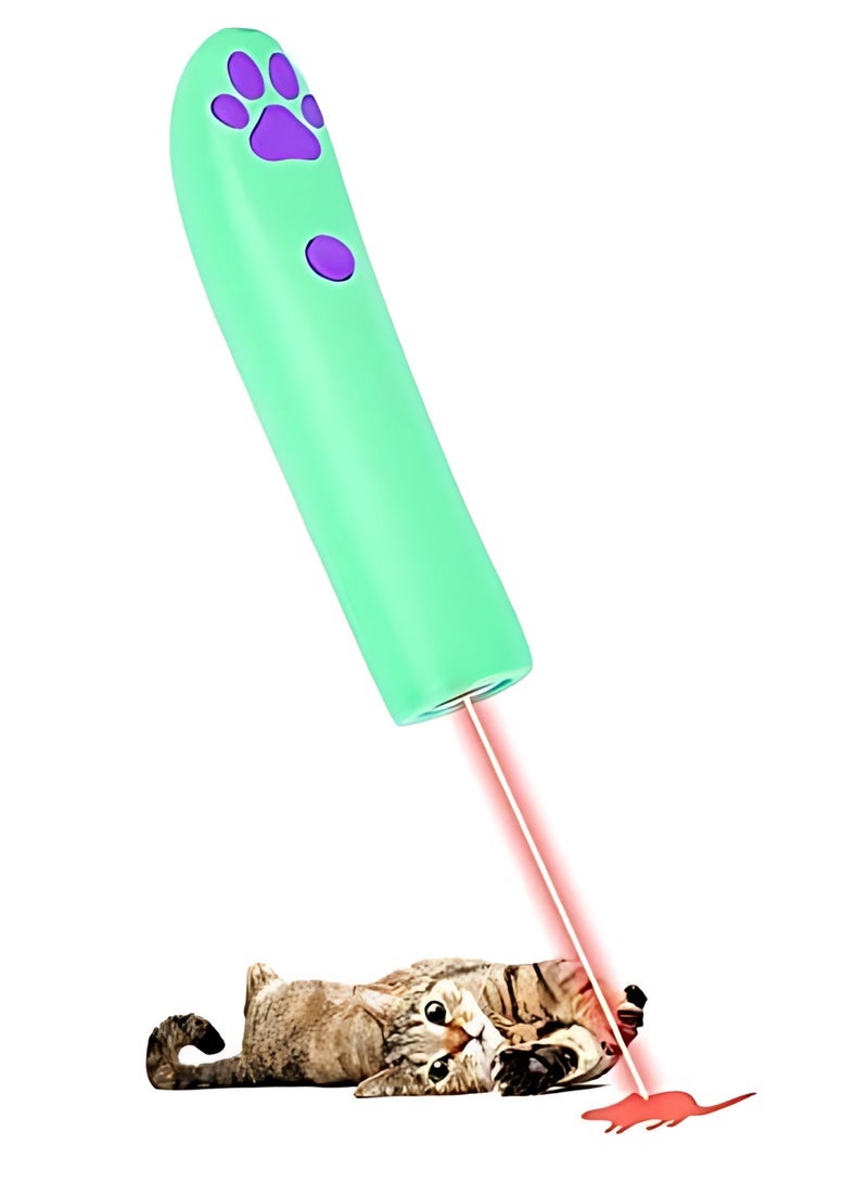 ECVV Cat Toy, Cat Chaser Toys Interactive Chase Cat Dog Toys, Cats Toys with Mice Patterns LED Projection Light for Kitten Chasing and Playing - Image 2