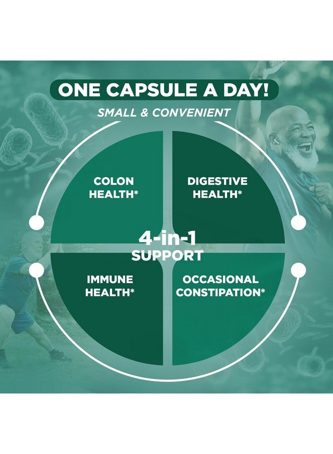 Vital Planet - Vital Flora Men 55+ Daily Probiotic, 60 Billion CFU, 60 Diverse Strains, 7 Organic Prebiotics, Immune Support, Gas Relief, Colon and Digestive Health Probiotics for Men 30 Capsules - Image 3