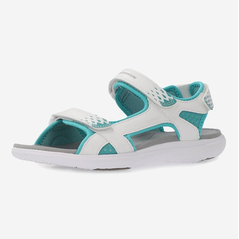 Outventure Women's Sandals – White Lightweight Outdoor Sandals with EVA Cushioning and Aqua Grip Sole - Image 1