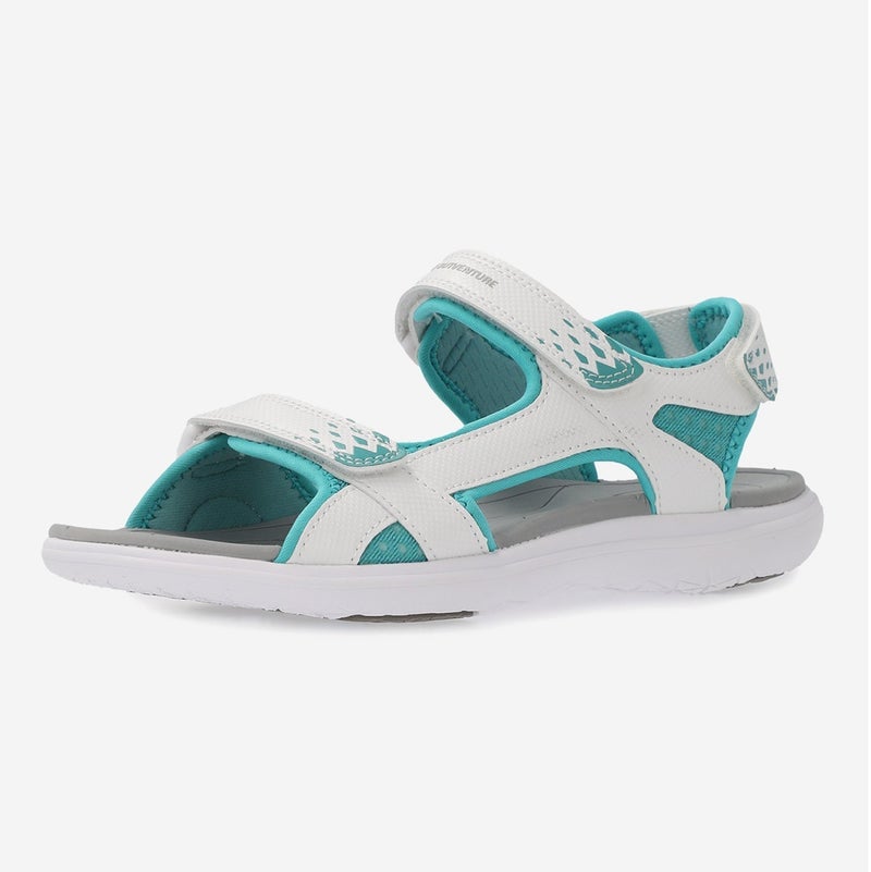 Outventure Women's Sandals – White Lightweight Outdoor Sandals with EVA Cushioning and Aqua Grip Sole - Image 1