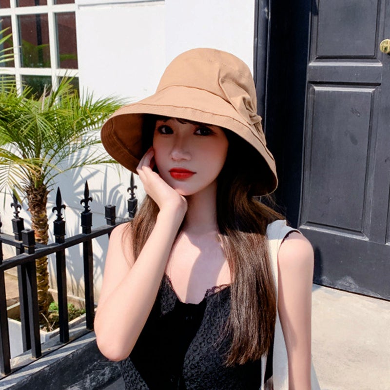 👕 قبعة نسائية قابلة للطي وتهوية للحماية من الشمس والتصميم - Image 1