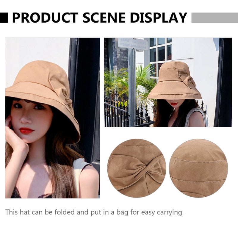 👕 قبعة نسائية قابلة للطي وتهوية للحماية من الشمس والتصميم - Image 5