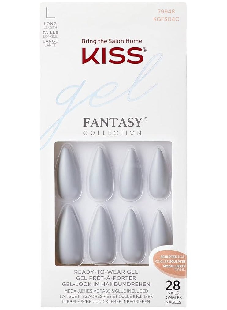 KISS gel Fantasy Collection 28 Nails Size L KGFS04C - Image 1