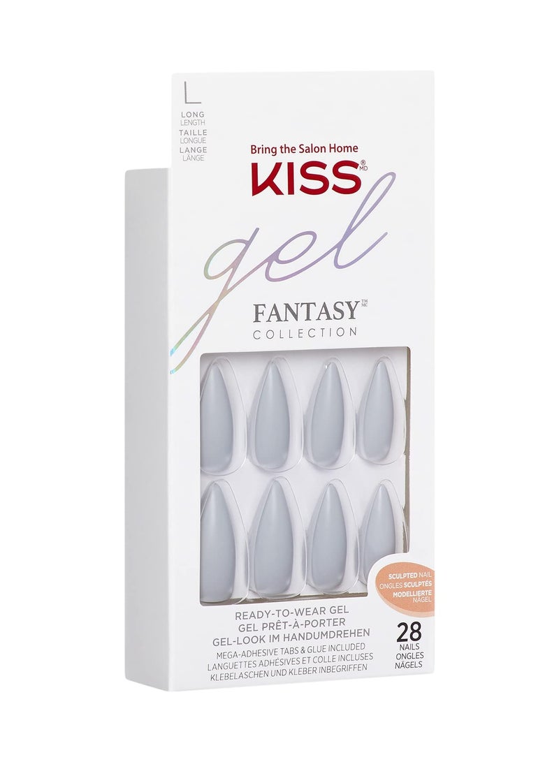 KISS gel Fantasy Collection 28 Nails Size L KGFS04C - Image 2