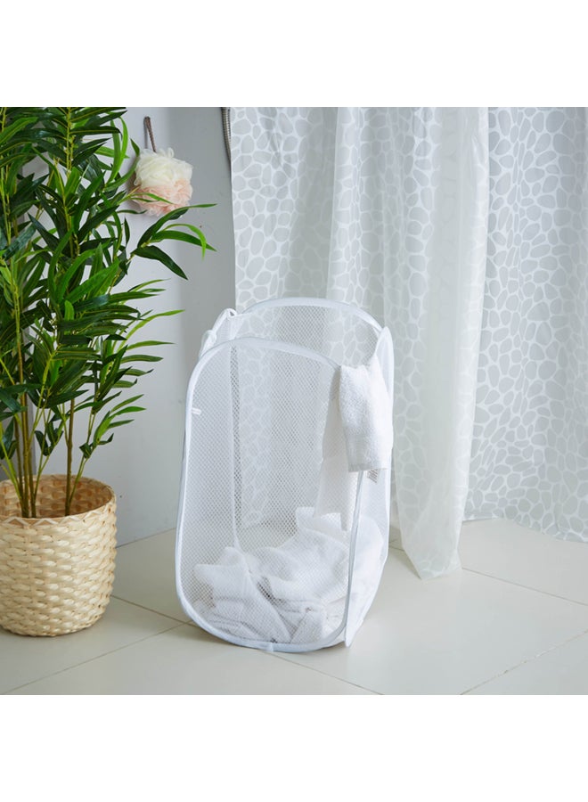 Ebase Pop-Up Laundry Hamper White 20x20cm - Image 3