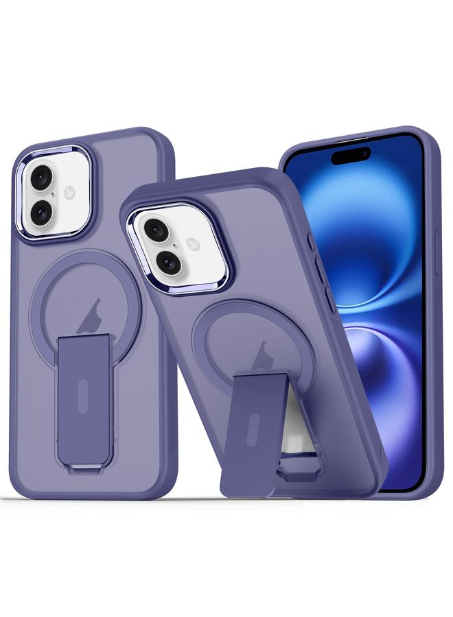 اس-توب جراب هاتف iPhone 16 Plus مصنوع من مادة TPU الهجينة المصنوعة من الأكريليك مع حامل MagSafe - Image 1