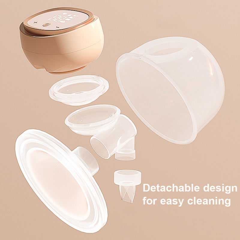 Wearable Breast Pump for Breastfeeding Portable Electric Breast Pump Hands 3 Modes 9 Suction Levels Low Noise with 24mm Silicone Flange 150ml Storage Capacity - Image 5