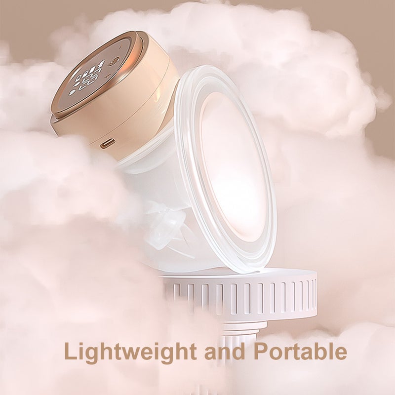 Wearable Breast Pump for Breastfeeding Portable Electric Breast Pump Hands 3 Modes 9 Suction Levels Low Noise with 24mm Silicone Flange 150ml Storage Capacity - Image 4