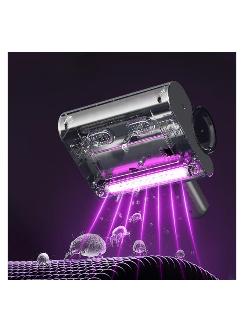 ARNOTEC Portable vacuum cleaner 10000Pa high-pressure vacuum suction wireless dust collector mattress bed sheet sofa hair Dust suction mite remover with ultraviolet automatic beating function home - Image 5