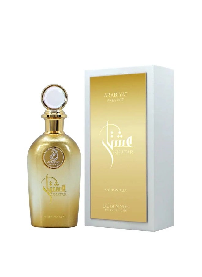 ARABIYAT PRESTIGE  - Ishatar Amber Vanilla Eau De Parfum - 110ml | Unisex Luxury Fragrance - Image 1