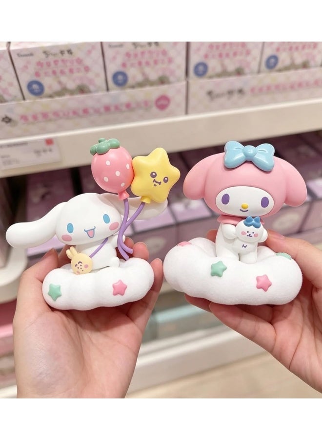MINISO x Chiikawa x Sanrio Characters Crossover Collection Collectible Figure Blind Box, Full Display Set of 9 Sealed Mystery Boxes, Character Collectible for Display and Gifting - Image 5