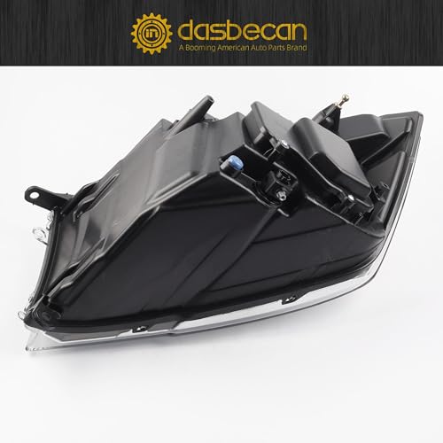 Dasbecan OE Projector Halogen Headlights w/LED Signal DRL Compatible With Dodge Ram 1500 2500 3500 2013-2018 Left Driver Side Headlamp assembly Chrome Trim w/Bulbs Replaces#68324941AD CH2502290 - Image 4
