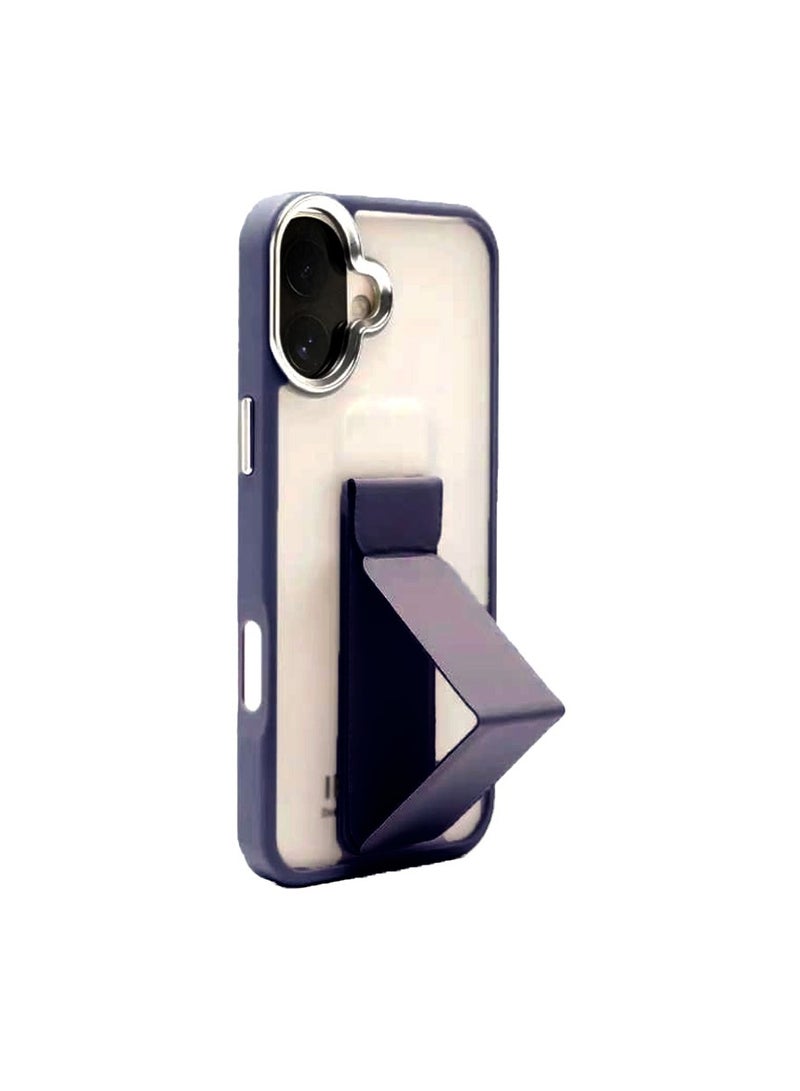 New iPhone 16 Case with Magnetic Kickstand, Blue