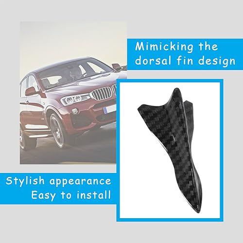 HAOBO 10 PCS Diffuser Shark Fin Kit, Spoilers for Cars, Car Exterior Accessories Shark Fin Kit Compatible with Spoiler Roof Wing Air Vortex Generator - Image 5