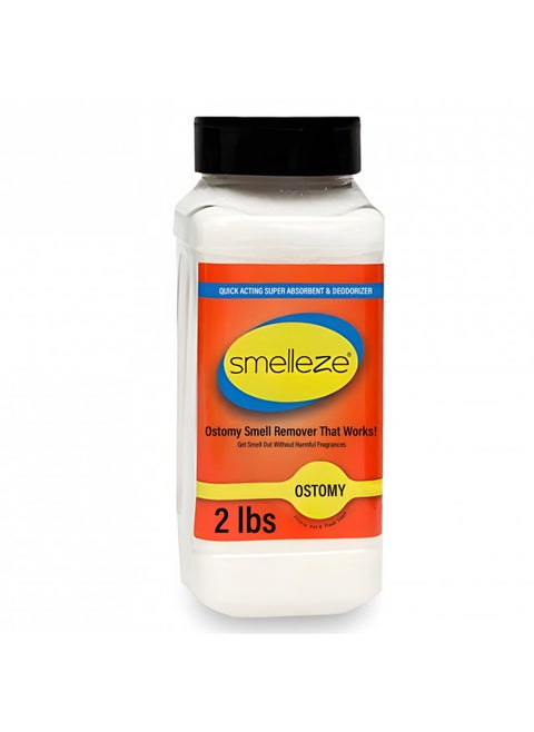 SMELLEZE Ostomy Bag Smell Removal Deodorizer: 2 lb. Granules Eliminate Embarrassing Ostomy, Colostomy, Stoma & Ileostomy Odor