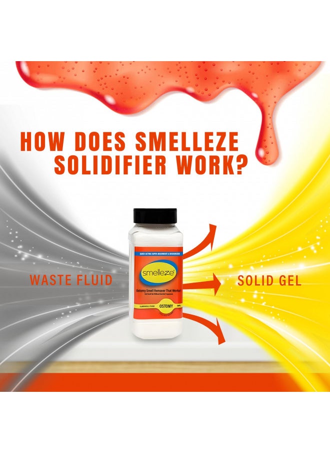 SMELLEZE Ostomy Bag Smell Removal Deodorizer: 2 lb. Granules Eliminate Embarrassing Ostomy, Colostomy, Stoma & Ileostomy Odor