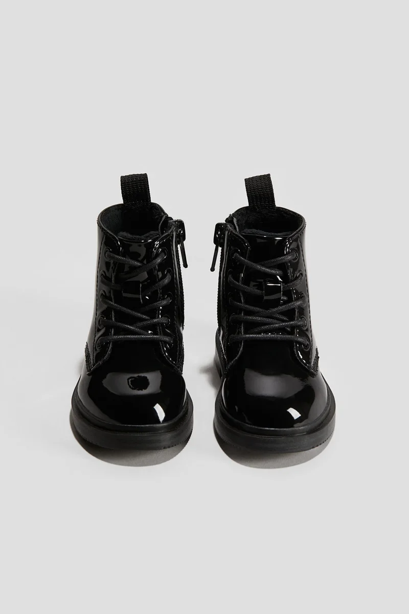 H&M Lace-Up Boots