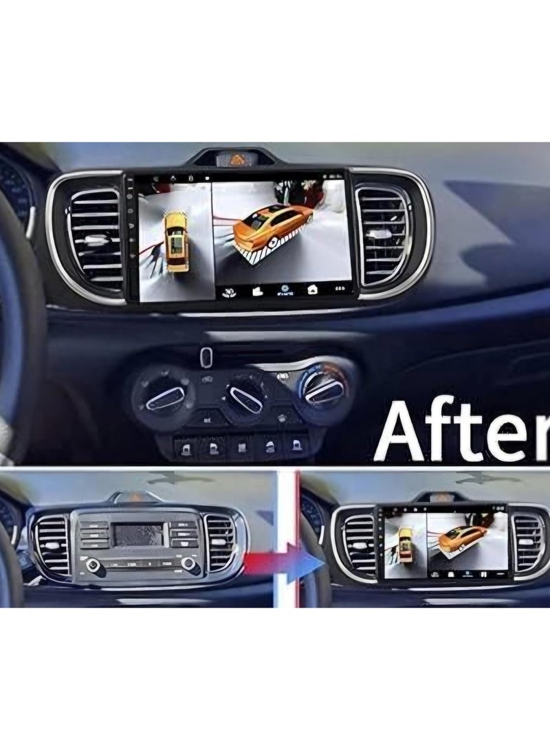 Generic Android Car Stereo Navigation System, 9-inch Touchscreen Display, GPS Navigation, Bluetooth, Compatible with KIA PEGAS 2012-2017, Wi-Fi, Mirror-link, USB, Apple CarPlay, FM Radio, 2+32  - Image 4