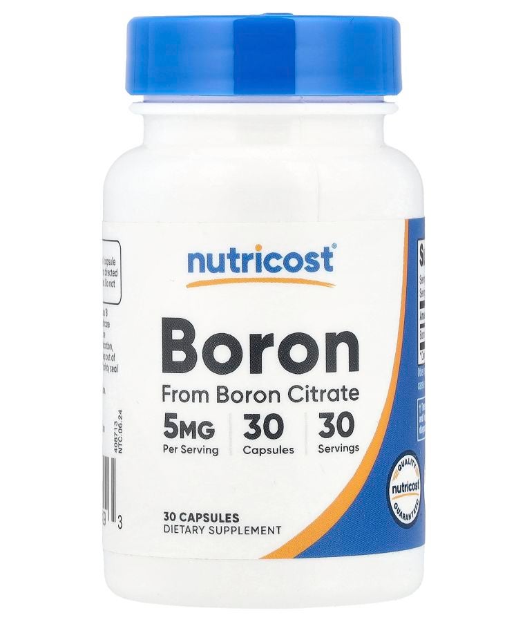 Boron  5 mg  30 Capsules
