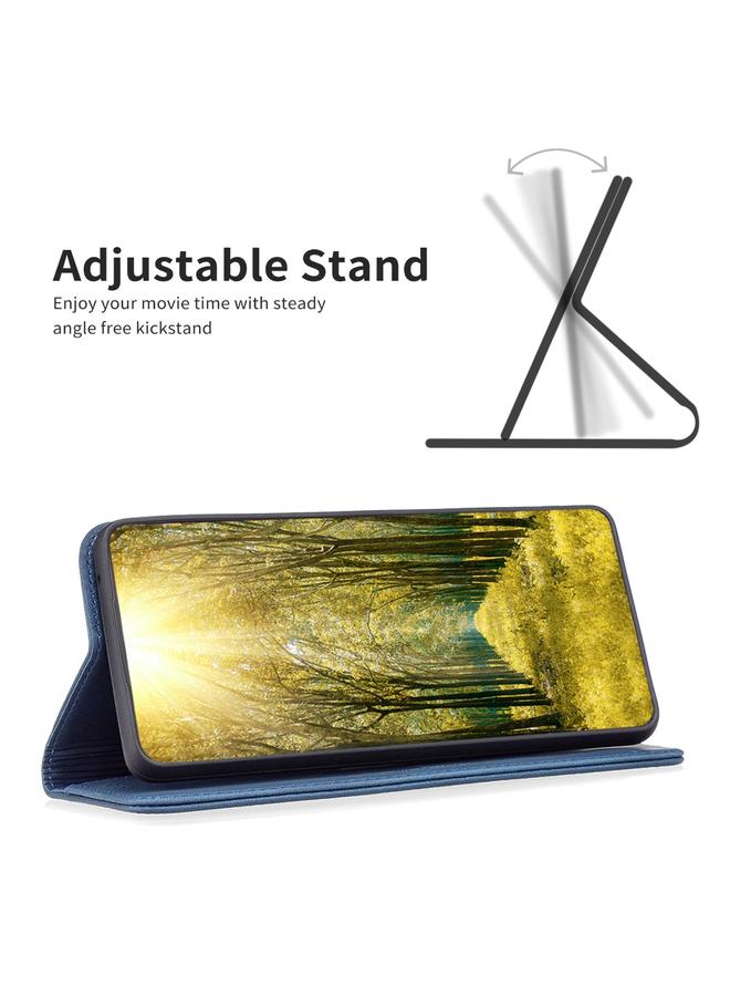 اس-توب جراب هاتف جلدي مغناطيسي مضاد للسرقة لهاتف Samsung Galaxy A54 5G مع خاصية حجب RFID - Image 4