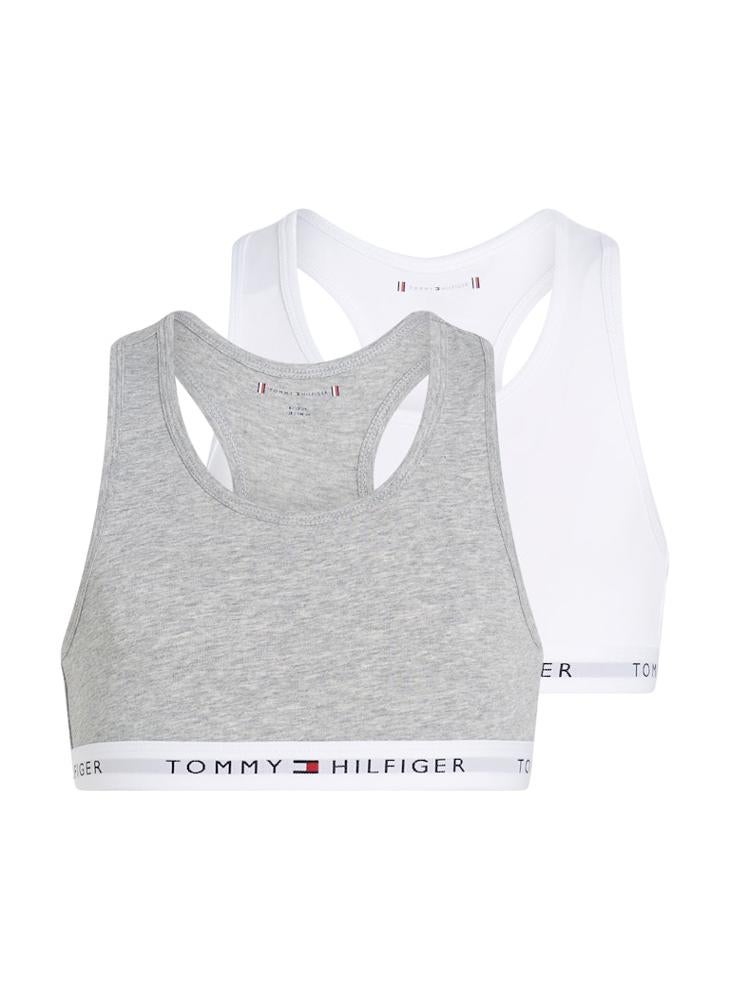 TOMMY HILFIGER Kids 2 Pack Bralette  - Image 3