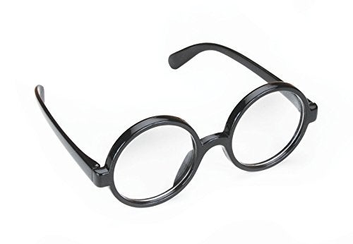 Empire Magic Star Power Men Wizard Quality Round Frame Glasses Black One Size 2in Lenses - Image 1