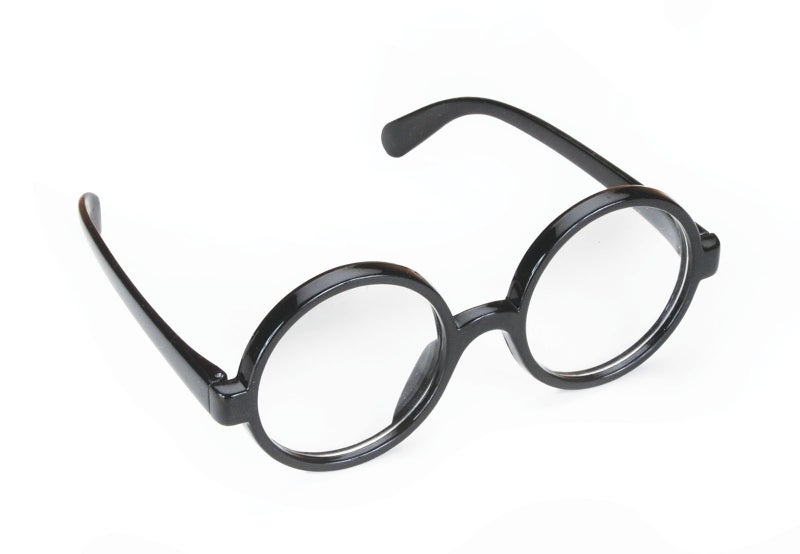 Empire Magic Star Power Men Wizard Quality Round Frame Glasses Black One Size 2in Lenses - Image 2