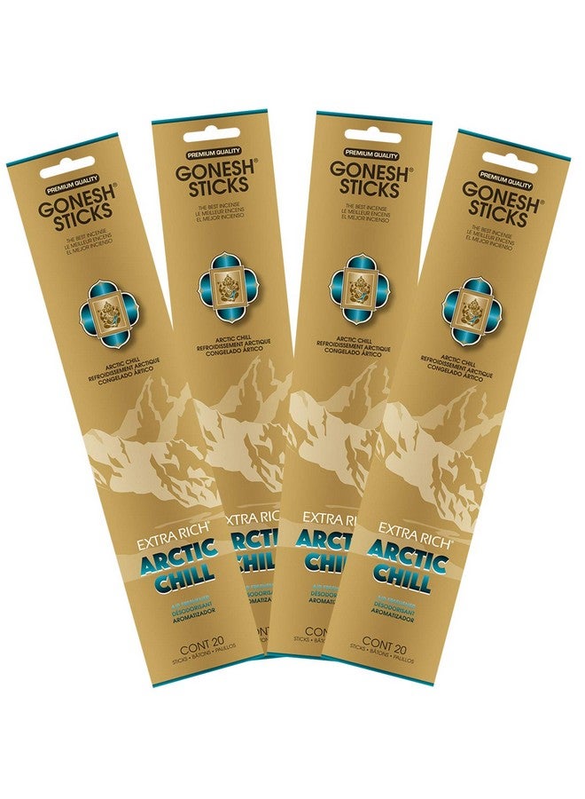 Gonesh Extra Rich Arctic Chill 4 -Pack, Gold - Image 1